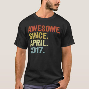 6 Jahre Vintag im April 2017 6. Geburtstag 2 T-Shirt