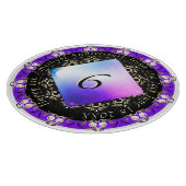 6. Jahrestag der Hochzeit von Amethyst Schneidebrett (Ecke)