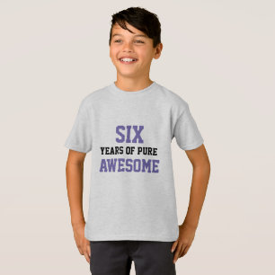 6-Jährige Geburtstags-Shirt T-Shirt