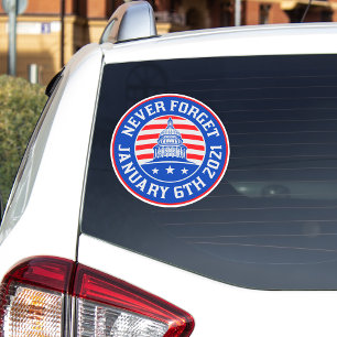 6. Januar 2021 Vergessen Sie nie 1/6/21 Anti-Trump Aufkleber