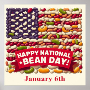 6. Januar - Nationaler Beerbungstag Poster