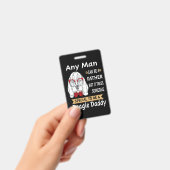 6 Jeder Mann Beagle Daddy Ausweis (Handheld)