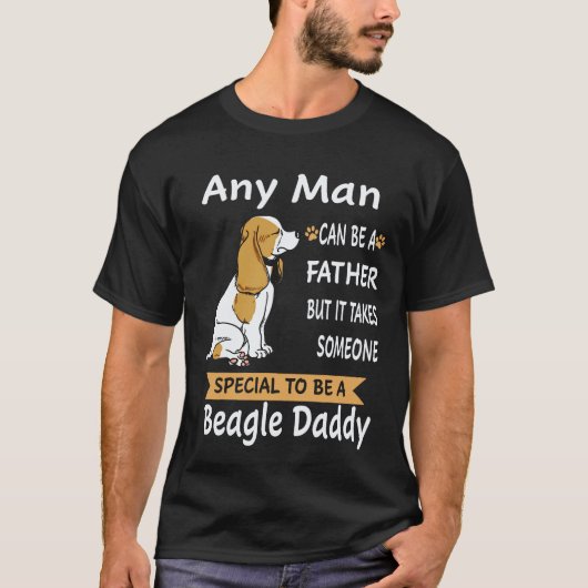 6 Jeder Mann - Beagle Daddy Beagle T-Shirt (Vorderseite)