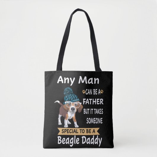6 Jeder Mann Beagle Daddy Tasche (Vorderseite)