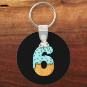 #6 Jersey Uniform Drip Teen Slang, Funny Ice Cream Schlüsselanhänger (Vorderseite)