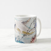 6 Karpfen Schwimmen von Yoshitoshi Kaffeetasse (VorderseiteRechts)