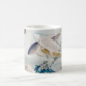 6 Karpfen Schwimmen von Yoshitoshi Kaffeetasse (Mittel)