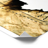 6. Karte des Vergessenen Reiches Poster (Ecke)