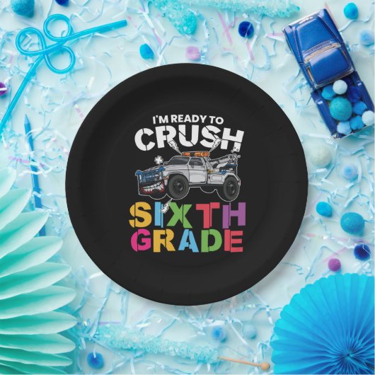 6. Klasse der Lehrer auf 6. Stufe Pappteller (Party)