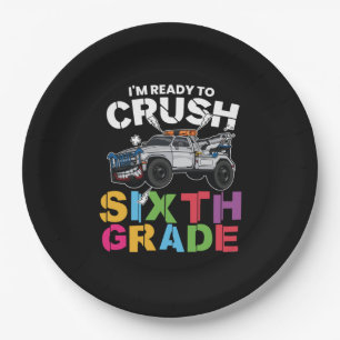 6. Klasse der Lehrer auf 6. Stufe Pappteller