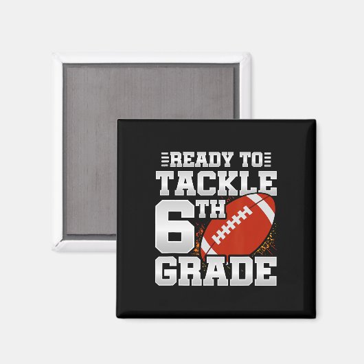 6. Klasse - Erster Schultag - 6. Magnet (Vorderseite/Rückseite)