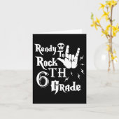 6. Klasse für 6. Klasse bis zur Schule Karte (Gelbe Blume)