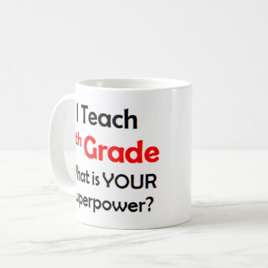 6. Klasse Kaffeetasse (Vorderseite Links)