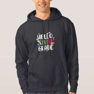 6. Klasse Lehrer Hallo 6. Klasse Hoodie