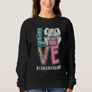 6. Klasse Lehrer Ostern Liebe Lehrerleben Bunny Sweatshirt