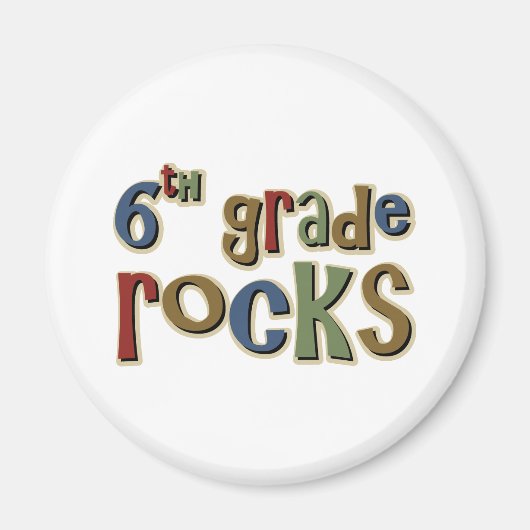 6. Klasse Rocks 6. Magnet (Vorne)