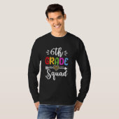 6. Klasse Squad Leopard 6. Klasse zurück zur Schul T-Shirt (Vorne ganz)