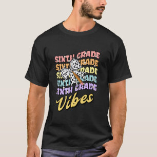 6. Klasse Vibes Kid Coquette Bow Pencil Dalm T-Shirt