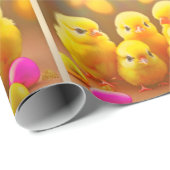 6 Kleine Osterchicks-Sammlung Geschenkpapier (Rolleneckpunkt)