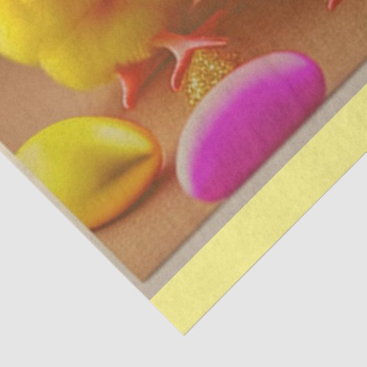 6 Kleine Osterchicks-Sammlung Seidenpapier (Ausschnitt)