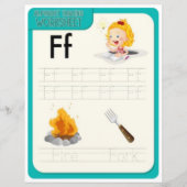 6 Learn To Spell Letter F Teacher Home Schooling (Vorderseite)