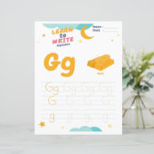 6 Learn To Spell Letter G Teacher Home Schooling (Stehend Vorderseite)