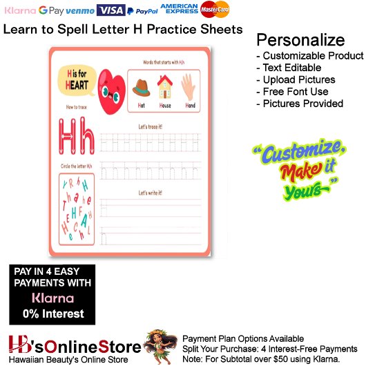 6 Learn To Spell Letter H Teacher Home Schooling