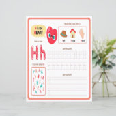 6 Learn To Spell Letter H Teacher Home Schooling (Stehend Vorderseite)