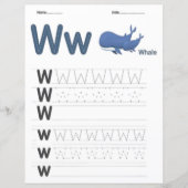 6 Learn To Spell Letter W Teacher Home Schooling (Vorderseite)