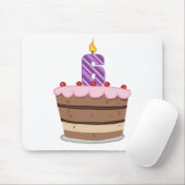 6. Lebensjahr am Geburtstag Mousepad (Mit Mouse)