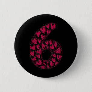 6 Lehrer trendy 6 7 viraler Sketch Herz 67 süße Ma Button