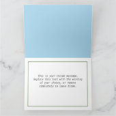 6 Letter Name Happy Oaster Card Karte (Innenseite)