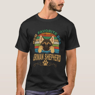 6 Lieblingshund der Mutter Deutscher Schäferhund T-Shirt
