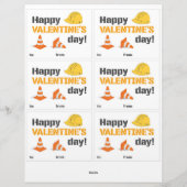 6 LKW-Klassenraum Valentinskarte Briefbogen (Rückseite)