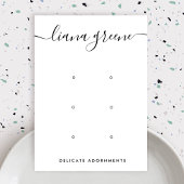 6 Loch, 3 Set Visitenkarte