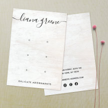 6 Loch, 3 Set Weißes Holzdisplay