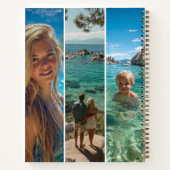 6 Long Vertical Strip Boho Photo Notizblock (Rückseite)