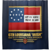 6. Louisiana "Irish" Infanterie Duschvorhang (Vorderseite)