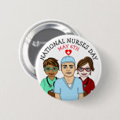 6. Mai Button (Vorne & Hinten)