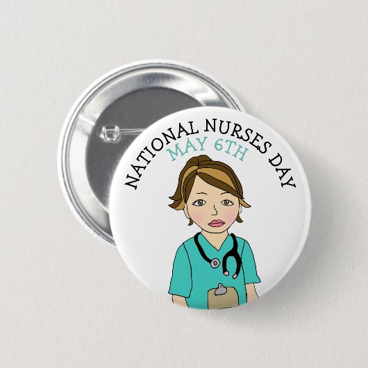 6. Mai Button (Vorne & Hinten)