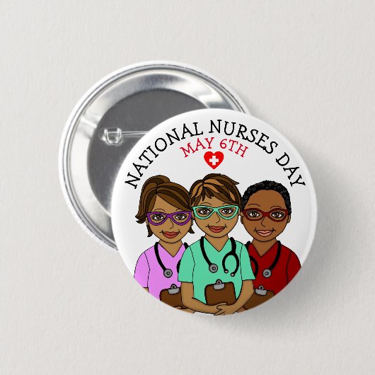 6. Mai Button (Vorne & Hinten)