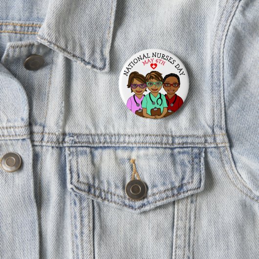 6. Mai Button (Beispiel)