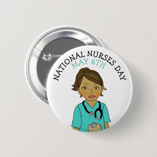 6. Mai Button (Vorne & Hinten)