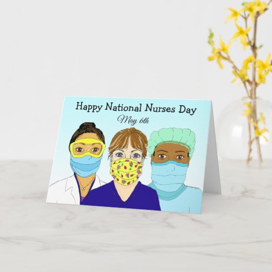 6. Mai Karte (Gelbe Blume)