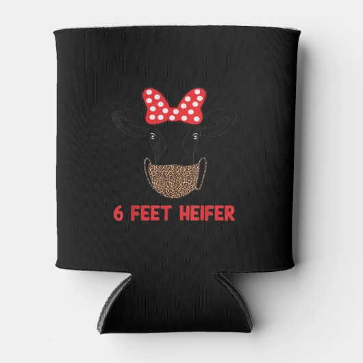 6 Meter Höhenunterschied-Kuh-Tragemaske Leopard Pr Dosenkühler (Vorderseite)