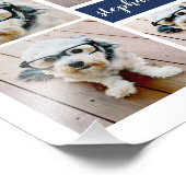 6 Minimalistischer Collage Name - Farbe bearbeiten Fotodruck (Ecke)