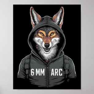 6 mm Arc Coyote Shooting Sports Junting Poster