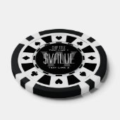 6 Möglichkeiten zur Personalisierung Ihres klassis Pokerchips (Einzeln)