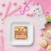 6 Monate Baby-Meilenstein-Abenteuer Pappteller (Party)