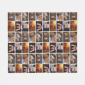 6 Muster für das Foto der FotoCollage Family Fleecedecke (Vorderseite (Horizontal))